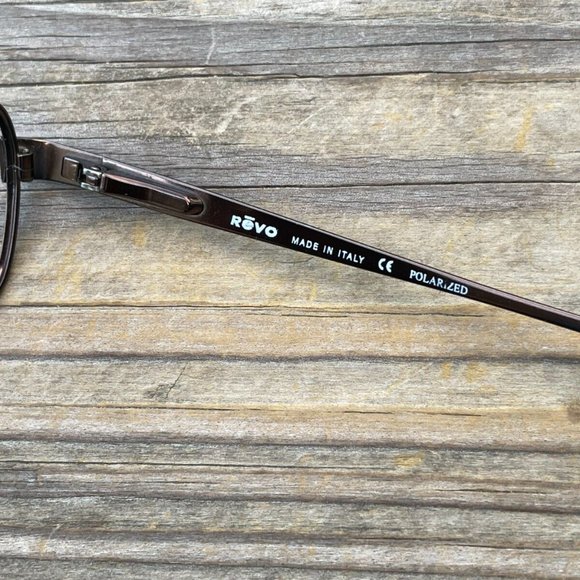 Revo Men Sunglasses/Eyeglasses Frame Bronze Tone Metal Frame Made in Italy - Picture 10 of 13